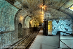 Viennaslide-05389639 Paris, Metro, aufgelassene Station St. Martin - Paris, Metro, abandoned St. Martin Station