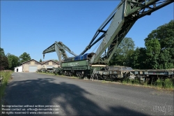 Viennaslide-05389844 Historischer Eisenbahnkran 'Diplodocus' // Historic Railroad Crane 'Diplodocus'