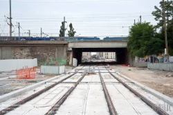 Viennaslide-05391017 Paris, Straßenbahnbaustelle in Saint-Denis - Paris, Tramway Construction in Saint-Denis