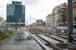 Viennaslide-05392032 Paris-Puteaux, Tramway T2, Baustelle - Paris-Puteaux, Tramway T2, Construction Site