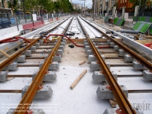 Viennaslide-05393009 Paris, Bau der Tramway Linie T3 - Paris, Construction of Modern Tramway Line T3