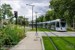 Viennaslide-05393687 Paris, Straßenbahnlinie T3b, Porte Dauphine // Paris, Tramway Line T3b, Porte Dauphine