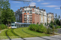 Viennaslide-05393697 Paris, Straßenbahnlinie T3b,  Av Paul Adam // Paris, Tramway Line T3b, Av Paul Adam