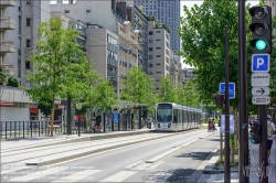 Viennaslide-05393707 Paris, Straßenbahnlinie T3b, Haltestelle Terese Pierre // Paris, Tramway Line T3b, Terese Pierre Tramstop