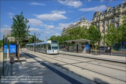 Viennaslide-05393712 Paris, Straßenbahnlinie T3b, Station Anna de Noailles // Paris, Tramway Line T3b, Anna de Noailles Tramstop