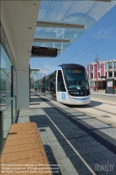 Viennaslide-05399146 Paris, moderne Straßenbahn Porte de Choisy-Orly, Linie T9 // Paris, modern Tramway Porte de Choisy-Orly, Line T9