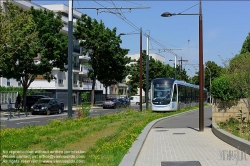 Viennaslide-05399147 Paris, moderne Straßenbahn Porte de Choisy-Orly, Linie T9 // Paris, modern Tramway Porte de Choisy-Orly, Line T9