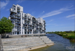 Viennaslide-06223018 Kopenhagen, Stadtentwicklungsgebiet Ørestad, Wohnbau Stævnen // Copenhagen, City Development Area Ørestad, Stævnen (Stavnen) Building