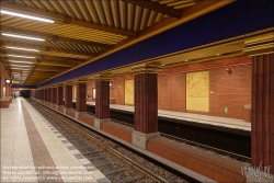 Viennaslide-06392080 Berlin, U-Bahn, U7 Zitadelle, Stationsgestaltung von Rainer G. Rümmler // Berlin, Underground, U7 Zitadelle, Design by Rainer G. Rümmler