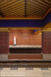 Viennaslide-06392082 Berlin, U-Bahn, U7 Zitadelle, Stationsgestaltung von Rainer G. Rümmler // Berlin, Underground, U7 Zitadelle, Design by Rainer G. Rümmler