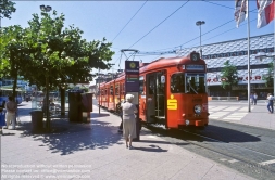 Viennaslide-06469905 Heidelberg, Straßenbahn, historische Aufnahme