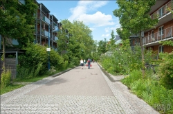 Viennaslide-06479221 Freiburg im Breisgau, autofreie Siedlung Vauban - Freiburg im Breisgau, Carfree District Vauban