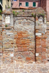 Viennaslide-06801231 Venedig, Ziegelwand - Venice, Brick Wall