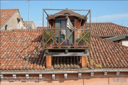 Viennaslide-06810058 Venedig, Dachterrasse, 'Altana' // Venice, Rooftop Terrace, 'Altana'