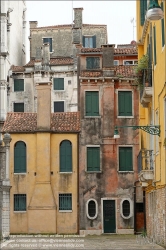 Viennaslide-06810087 Venedig, kleine Wohnhäuser, Fassaden // Venice, small Apartment Blocks, Facades