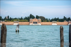 Viennaslide-06880901 Venedig, Lagune, Friedhof Isola di San Michele - Venice, Lagoon, Cemetery Isola di San Michele