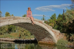 Viennaslide-06884150 Torcello ist eine Insel in der laguna morta, dem nördlichen Teil der Lagune von Venedig, in dem die Gezeiten nicht mehr bemerkbar sind. Torcello war von 638 bis 689 Sitz des Bischofs von Altinum und gewann schnell an Bedeutung als Zentrum von Politik und Handel. Zwar besteht heute nur noch eine Kirche, nämlich die Kathedrale, aber im Frühmittelalter entstanden darüber hinaus das Benediktinerkloster San Giovanni Evangelista, sowie die Kirche Sant’Andrea (Apostolo) di Torcello. Beide werden nur im Chronicon Altinate erwähnt.