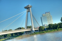 Viennaslide-07210144h Bratislava, Donaubrücke, Nový Most