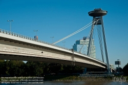 Viennaslide-07210155 Bratislava, Donaubrücke, Nový Most