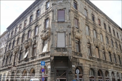 Viennaslide-07310181 Budapest, verwahrlostes Wohnhaus, Rozsa utca // Budapest, neglected Building, Rozsa utca