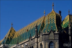 Viennaslide-07321607 Budapest, Ungarisches Museum für Kunstgewerbe von Ödön Lechner 1896 // Budapest, Museum of Applied Arts by Ödön Lechner 1896 