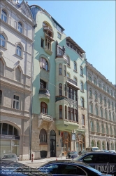 Viennaslide-07327210 Budapest, Wohnhaus Béla Bedö, Honved utca 3, Emil Vidor 1903 // Budapest, Apartment House Béla Bedö, Honved utca 3, Emil Vidor 1903 