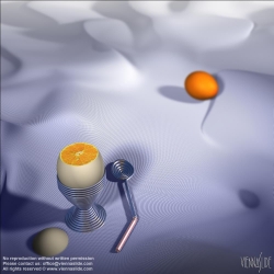 Viennaslide-72444546 Gentechnik-Frühstück, Illustration von Gregor Hartmann - Genetic Engineering, CGI Illustration